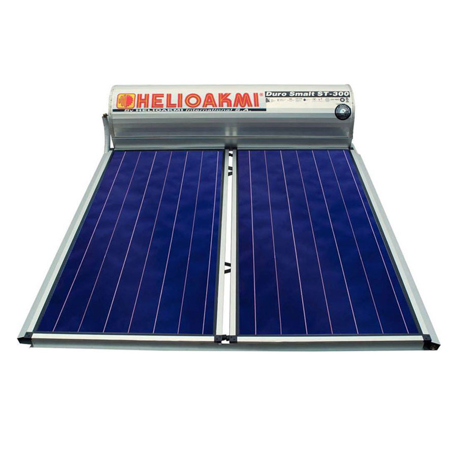 Ηλιακός Helioakmi Megasun Glass E200lt 2×2.1m² Επιλεκτικός Τιτανίου Τριπλής Ενέργειας